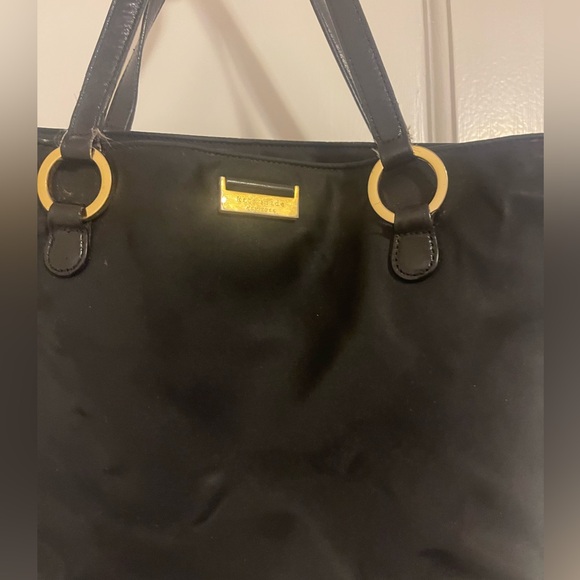 Kate Spade Medium Nylon Shopper with leather handles and accents - Picture 2 of 7